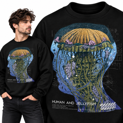 BLUZA ŚMIESZNA  JELLYFISH BRAIN